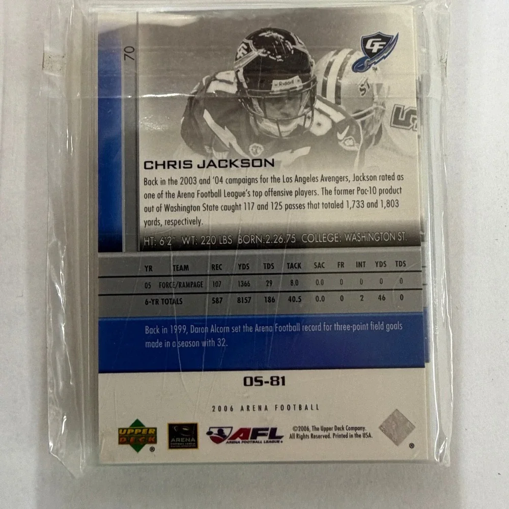 3 2006 Upper Deck Arena Football AFL Georgia Force Team Sets Kubiak Garner Lee